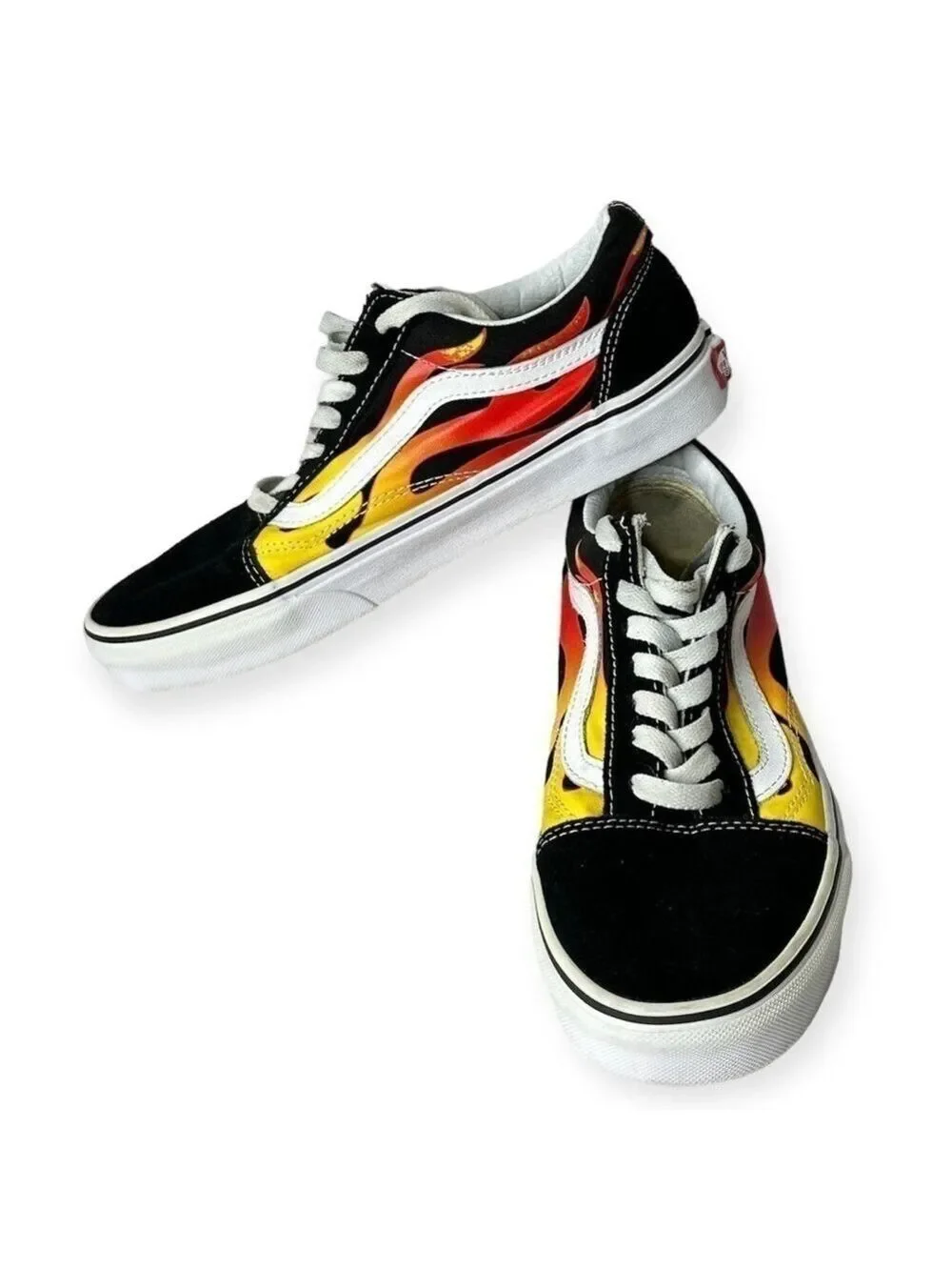 Vans Old Skool Flame Skate Shoes Men's‎ 6 Women's 7.5
